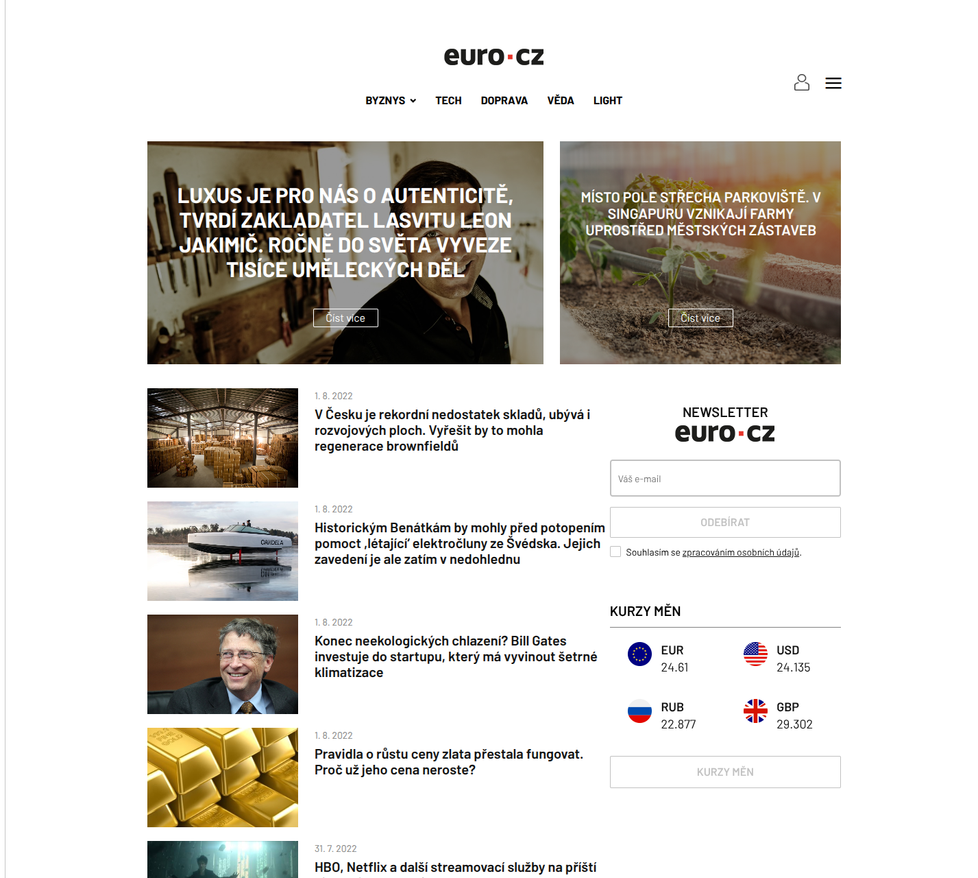 www.euro.cz
